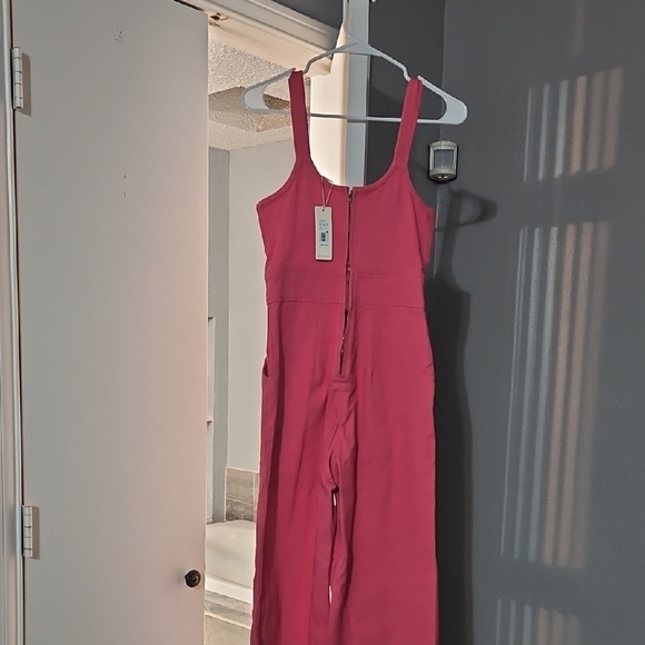 Copper Key Vibrant Pink Jumpsuit - Picture 2 of 4